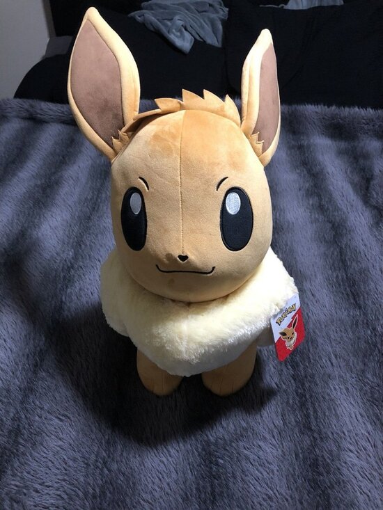Jazwares Other - Pokemon 24" Stuffed Plush - Eevee NWT Jazwares 2024 Nintendo, Brown/Beige